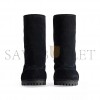 BALENCIAGA ALASKAN FUR BLACK CALFSKIN SYNTHETIC HIGH BOOTS 802177WBFC15000