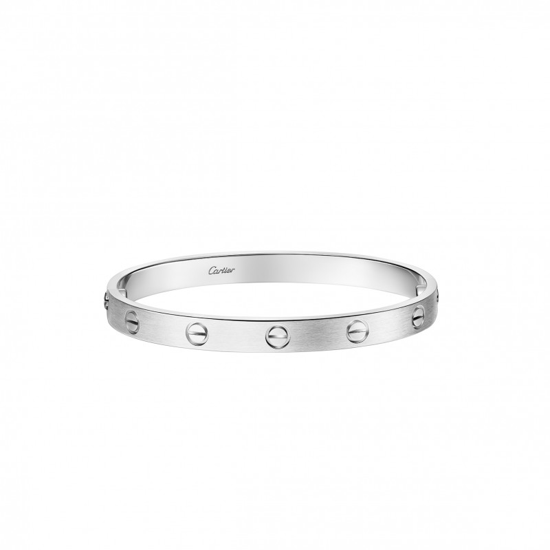 CARTIER LOVE BRACELET, CLASSIC MODEL, BRUSHED B6077117