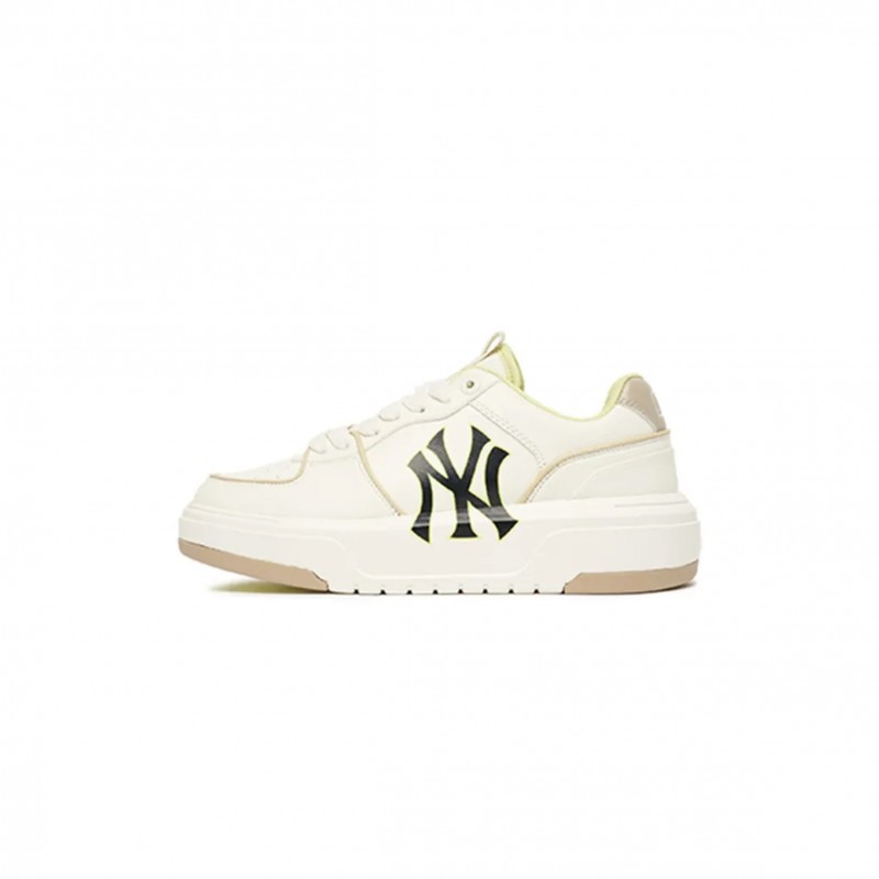 MLB CHUNKY LINER SKATEBOARD SHOES UNISEX LOW-TOP WHITE 3ASXCA12N