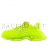 BALENCIAGA TRIPLE S MESH AND FAUX LEATHER TRAINERS IN FLUO YELLOW 541624W2FF17320