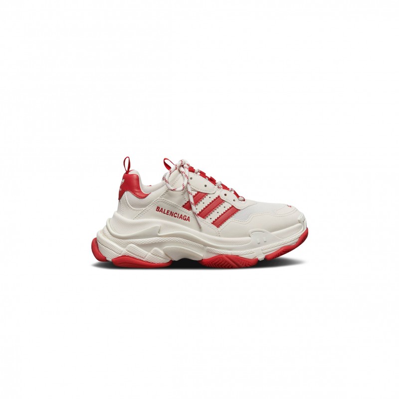 BALENCIAGA X ADIDAS TRIPLE SWHITE RED 710021W2RBCC