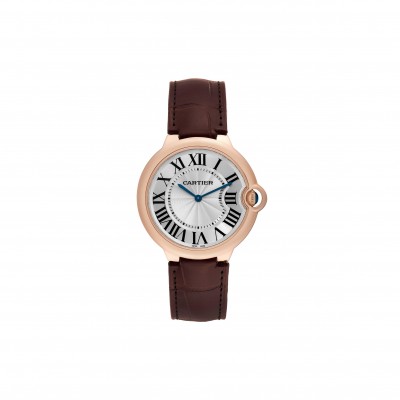 CARTIER BALLON BLEU ROSE GOLD 40MM WATCH W6920083