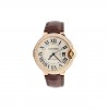 CARTIER BALLON BLEU ROSE GOLD 36MM DIAMOND ENCRUSTED WATCH WGBB0009