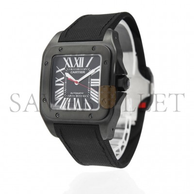 CARTIER SANTOS DE CARTIER 100 CARBON AUTOMATIC LARGE MODEL 51MM WATCH WSSA0006 CARTIER SANTOS DE CARTIER 100 CARBON AUTOMATIC LARGE MODEL 51MM WATCH WSSA0006