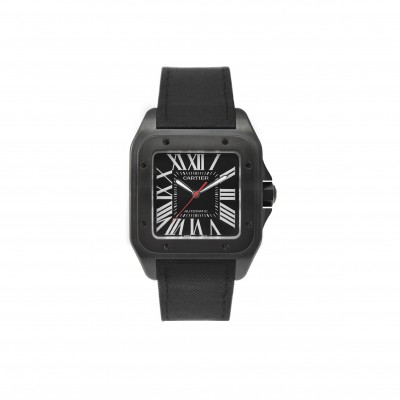 CARTIER SANTOS DE CARTIER 100 CARBON AUTOMATIC LARGE MODEL 51MM WATCH WSSA0006