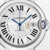 CARTIER BALLON BLEU DE SILVER SILVER STEEL CASSETTE MEN'S WATCH WSBB0049