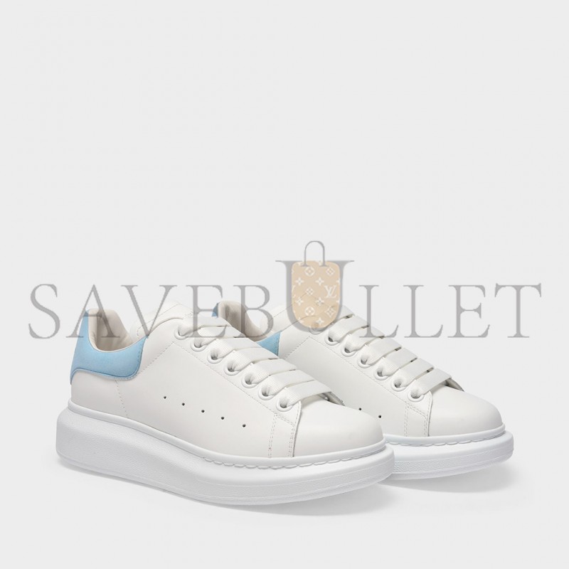 ALEXANDER MCQUEEN OVERSIZED SNEAKER WHITE POWDER BLUE 553770WHGP79412