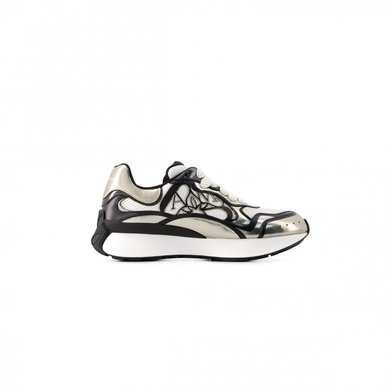 ALEXANDER MCQUEEN SEAL LOGO LOW TOP SNEAKERS 750328W4WN18839