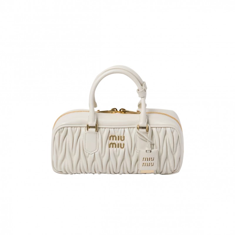 MIU MIU ARCADIE MATELASSÉ NAPPA LEATHER BAG 5BB148 (27*12*9cm)