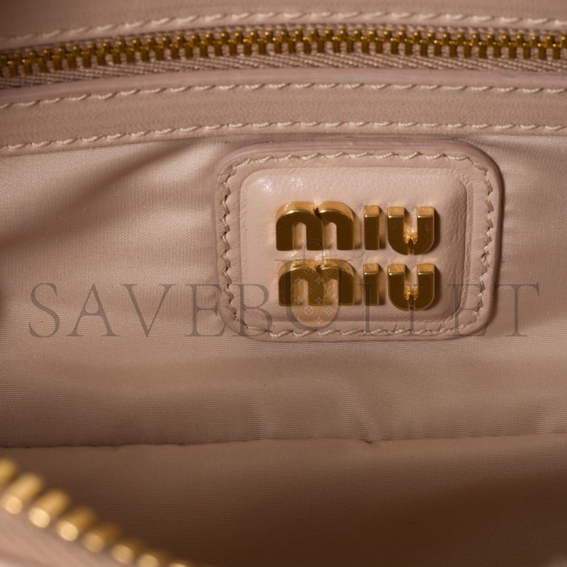 MIU MIU ARCADIE MATELASSÉ NAPPA LEATHER BAG 5BB142 (22*10.5*7.5cm) MIU MIU ARCADIE MATELASSÉ NAPPA LEATHER BAG 5BB142 (22*10.5*7.5cm)