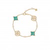 LOUIS VUITTON COLOUR BLOSSOM BB MULTI-PATTERN BRACELET, YELLOW GOLD, AMAZONITE AND DIAMONDS Q05979 LOUIS VUITTON COLOUR BLOSSOM BB MULTI-PATTERN BRACELET, YELLOW GOLD, AMAZONITE AND DIAMONDS Q05979