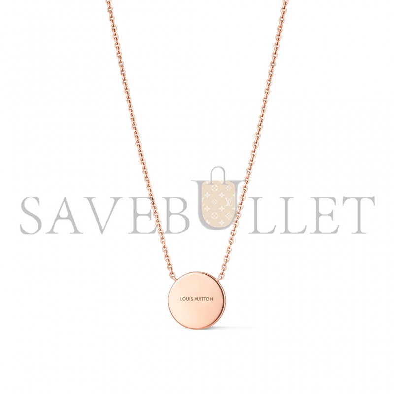 LOUIS VUITTON COLOUR BLOSSOM SUN PENDANT, PINK GOLD AND WHITE MOTHER-OF-PEARL Q93520