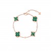 LOUIS VUITTON COLOR BLOSSOM BB MULTI-MOTIFS BRACELET, PINK GOLD, MALACHITE AND DIAMONDS Q95698