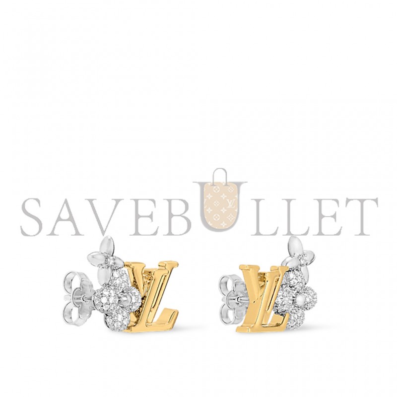 LOUIS VUITTON LV GRAM EARRINGS M01264