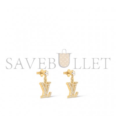 LOUIS VUITTON LADY LV EARRINGS M01844 LOUIS VUITTON LADY LV EARRINGS M01844