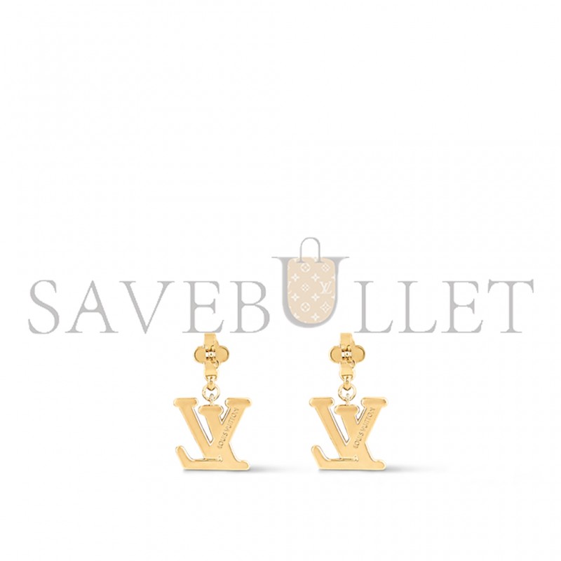 LOUIS VUITTON LADY LV EARRINGS M01844