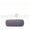 CHANEL PURPLE QUILTED LAMBSKIN CHANEL 19 FLAP BRUSHED GOLD AND RUTHENIUM HARDWARE AS1160 (26*16*9cm)