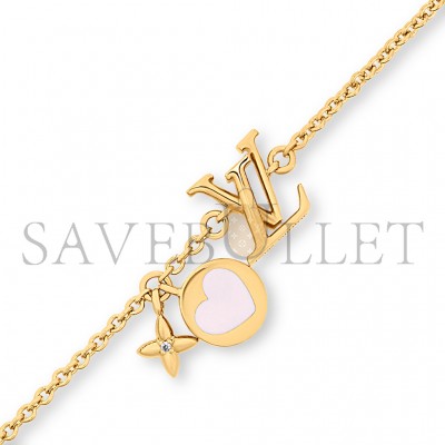 LOUIS VUITTON LV LCONIC HEART BRACELET M1211A LOUIS VUITTON LV LCONIC HEART BRACELET M1211A