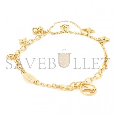 LOUIS VUITTON NECKLACE BLOOMING GOLD M64855 LOUIS VUITTON NECKLACE BLOOMING GOLD M64855