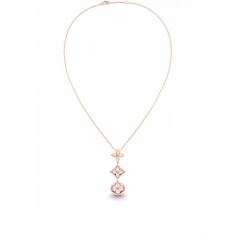 LOUIS VUITTON LV COLOR BLOSSOM NECKLACE Q94262