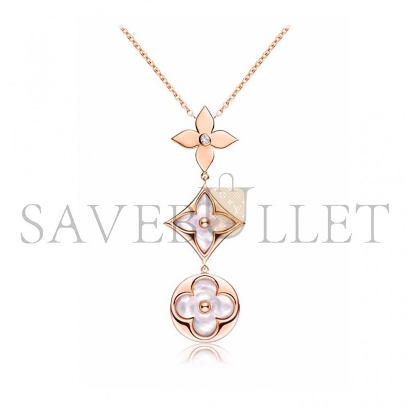 LOUIS VUITTON LV COLOR BLOSSOM NECKLACE Q94262