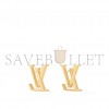 LOUIS VUITTON MACRO LV EARRINGS M00958