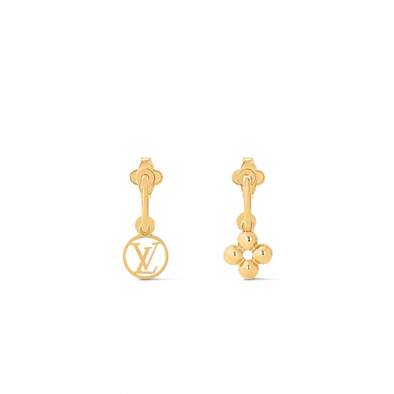 LOUIS VUITTON BLOOMING EARRINGS M64859