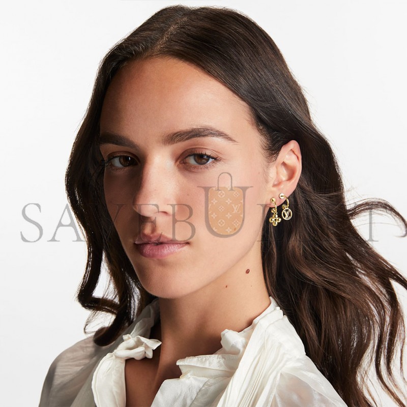 LOUIS VUITTON BLOOMING EARRINGS M64859