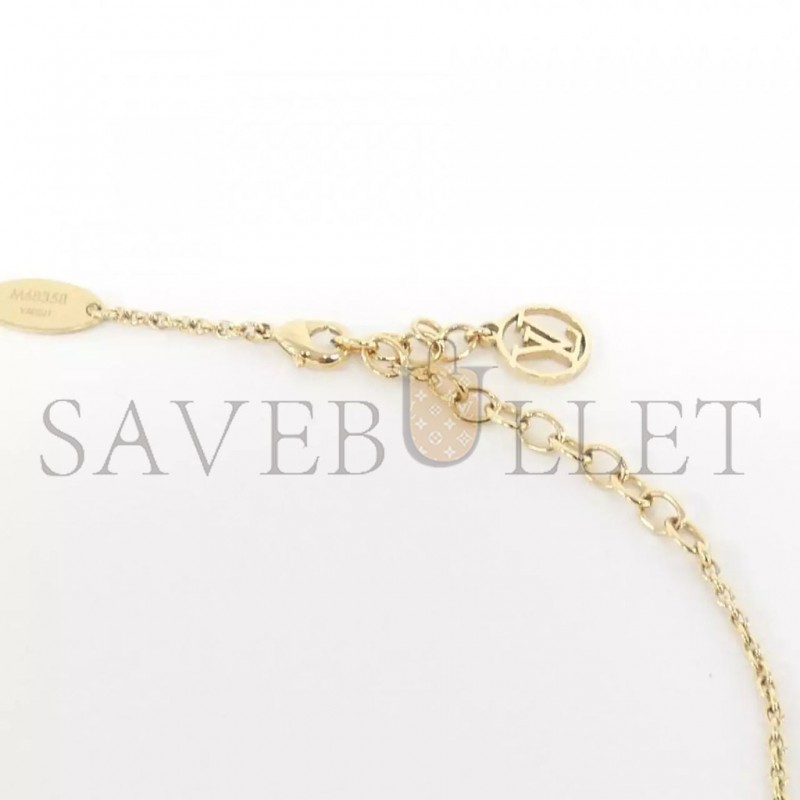 LOUIS VUITTON COLLIER ESSENTIAL V PERLE NECKLACE M68358