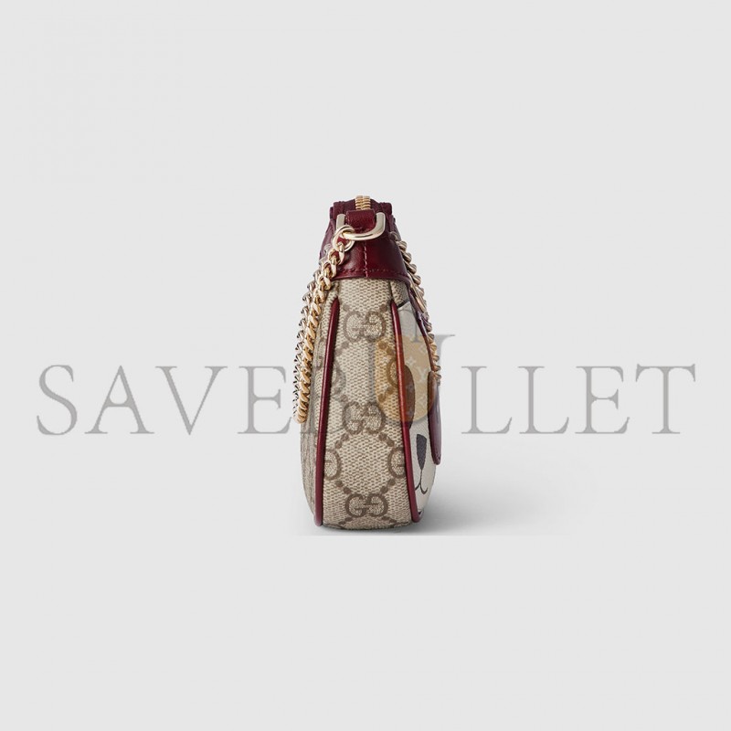 GUCCI GG MINI BAG WITH PANDA DETAIL 818763 (19*10*3.5cm)