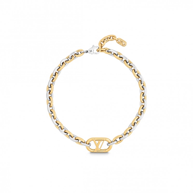 LOUIS VUITTON EVERYDAY CHAIN LV NECKLACE M00593