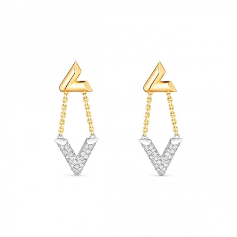 LOUIS VUITTON LV VOLT 18K EARRINGS Q96973