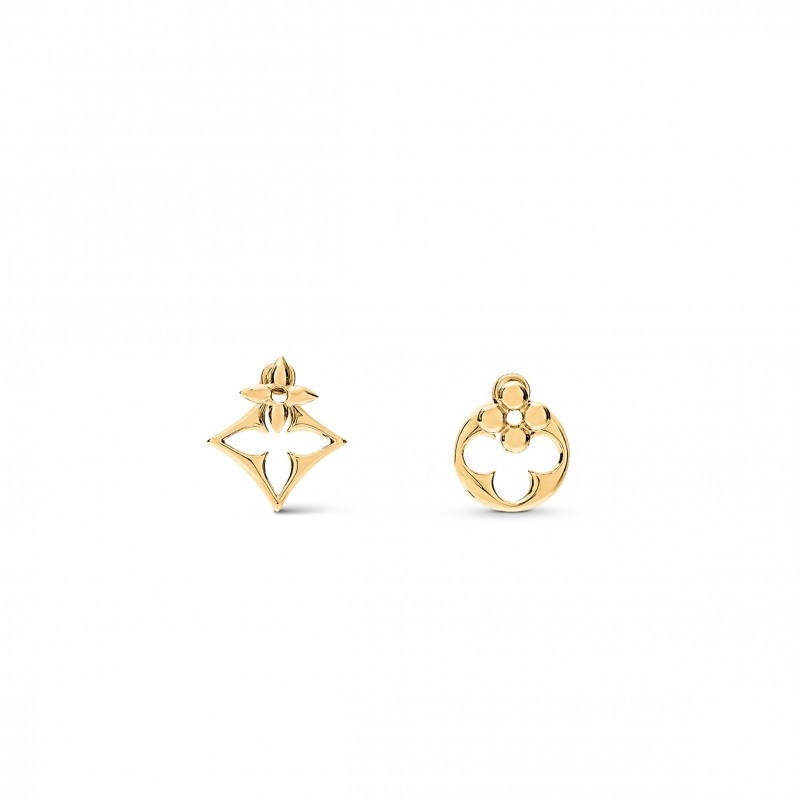 LOUIS VUITTON LV FLOWERGRAM EARRINGS M00770