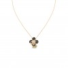 LOUIS VUITTON VIVIENNE MANEKI NEKO PENDANT, 3 GOLDS, LACQUER & DIAMONDS Q93901 LOUIS VUITTON VIVIENNE MANEKI NEKO PENDANT, 3 GOLDS, LACQUER & DIAMONDS Q93901