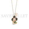 LOUIS VUITTON VIVIENNE MANEKI NEKO PENDANT, 3 GOLDS, LACQUER & DIAMONDS Q93901 LOUIS VUITTON VIVIENNE MANEKI NEKO PENDANT, 3 GOLDS, LACQUER & DIAMONDS Q93901