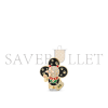 LOUIS VUITTON VIVIENNE MANEKI NEKO PENDANT, 3 GOLDS, LACQUER & DIAMONDS Q93901 LOUIS VUITTON VIVIENNE MANEKI NEKO PENDANT, 3 GOLDS, LACQUER & DIAMONDS Q93901