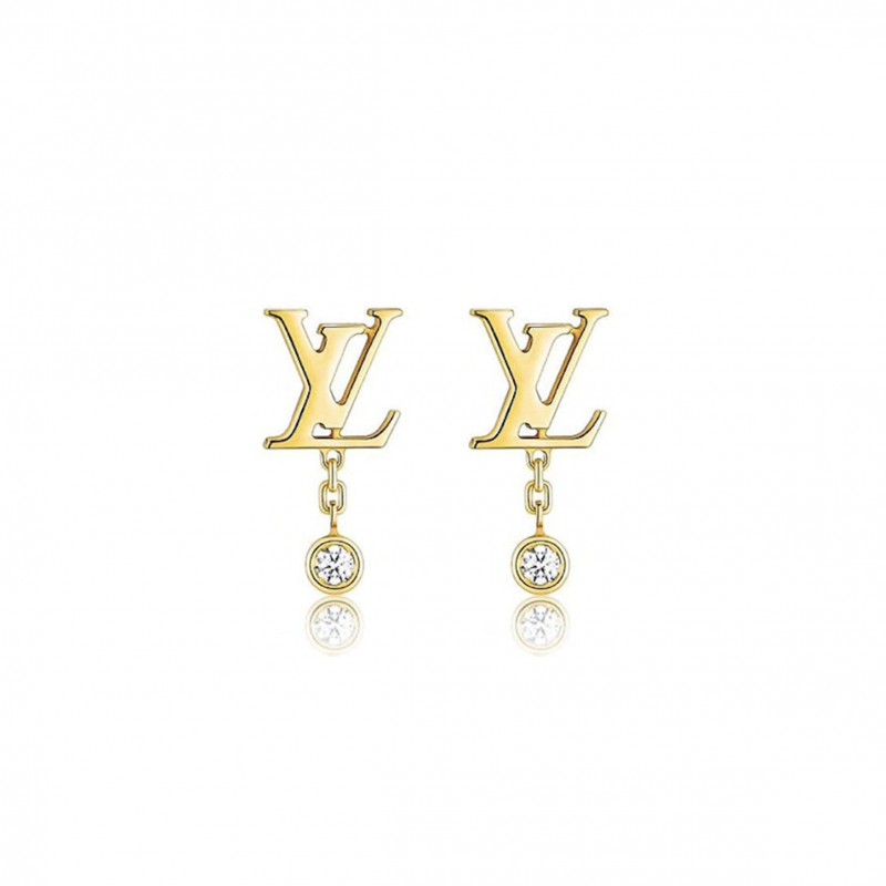 LOUIS VUITTON IDYLLE BLOSSOM DIAMOND LV EARRINGS Q96495