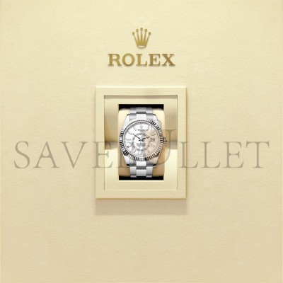 ROLEX SKY-DWELLER OYSTER, 42 MM, OYSTERSTEEL AND WHITE GOLD WATCH 336934 ROLEX SKY-DWELLER OYSTER, 42 MM, OYSTERSTEEL AND WHITE GOLD WATCH 336934