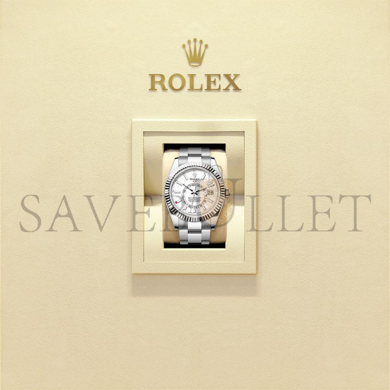 ROLEX SKY-DWELLER OYSTER, 42 MM, OYSTERSTEEL AND WHITE GOLD WATCH 336934 ROLEX SKY-DWELLER OYSTER, 42 MM, OYSTERSTEEL AND WHITE GOLD WATCH 336934