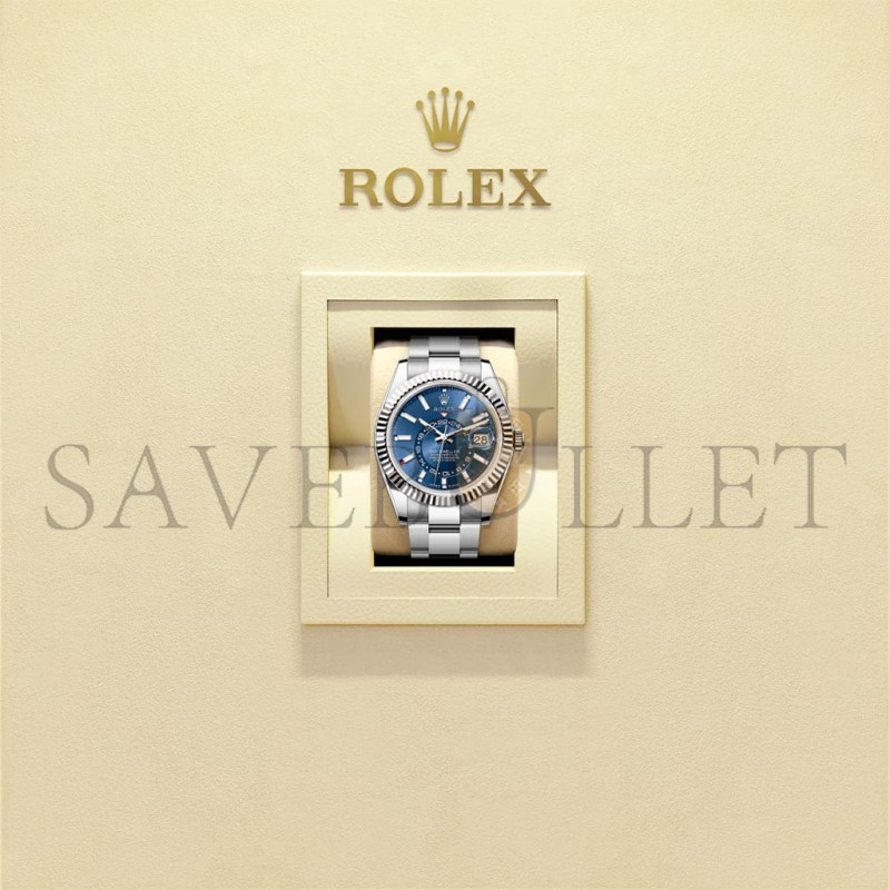 ROLEX SKY-DWELLER OYSTER, 42 MM, OYSTERSTEEL AND WHITE GOLD WATCH 336934 ROLEX SKY-DWELLER OYSTER, 42 MM, OYSTERSTEEL AND WHITE GOLD WATCH 336934