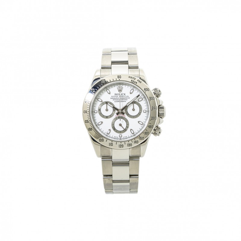 ROLEX DAYTONA COSMOGRAPH CARD WHITE DIAL MENS WATCH 40MM 116520