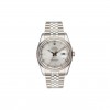 ROLEX DATEJUST 36MM SILVER DIAL WATCH 116234