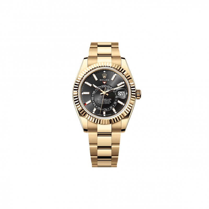 ROLEX SKY-DWELLER OYSTER, 42 MM, YELLOW GOLD WATCH 336938 ROLEX SKY-DWELLER OYSTER, 42 MM, YELLOW GOLD WATCH 336938