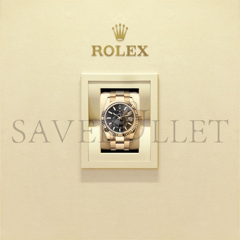 ROLEX SKY-DWELLER OYSTER, 42 MM, YELLOW GOLD WATCH 336938 ROLEX SKY-DWELLER OYSTER, 42 MM, YELLOW GOLD WATCH 336938
