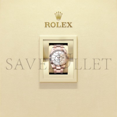 ROLEX SKY-DWELLER OYSTER, 42 MM, EVEROSE GOLD WATCH 336935 ROLEX SKY-DWELLER OYSTER, 42 MM, EVEROSE GOLD WATCH 336935