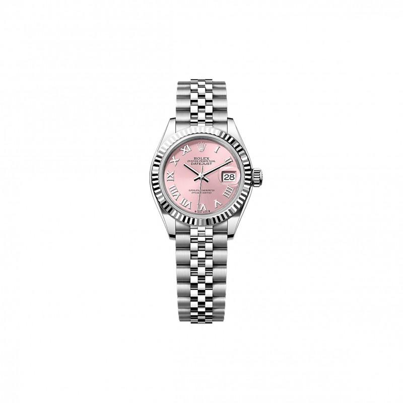 ROLEX LADY-DATEJUST 28 MM, OYSTERSTEEL AND WHITE GOLD WATCH 279174