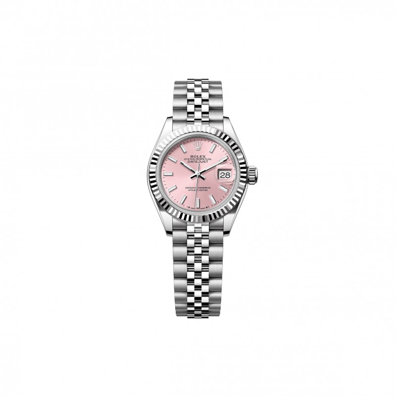 ROLEX LADY-DATEJUST 28 MM, OYSTERSTEEL AND WHITE GOLD WATCH 279174