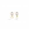 DIOR PETIT CD CLIP-ON EARRINGS E3603WOMCY_D03S