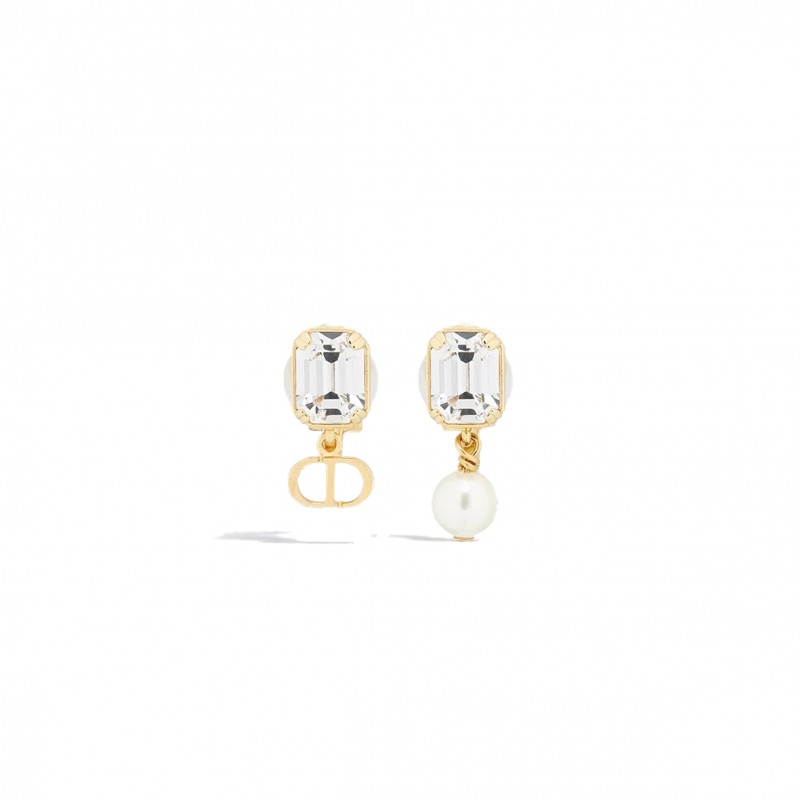 DIOR PETIT CD CLIP-ON EARRINGS E3603WOMCY_D03S