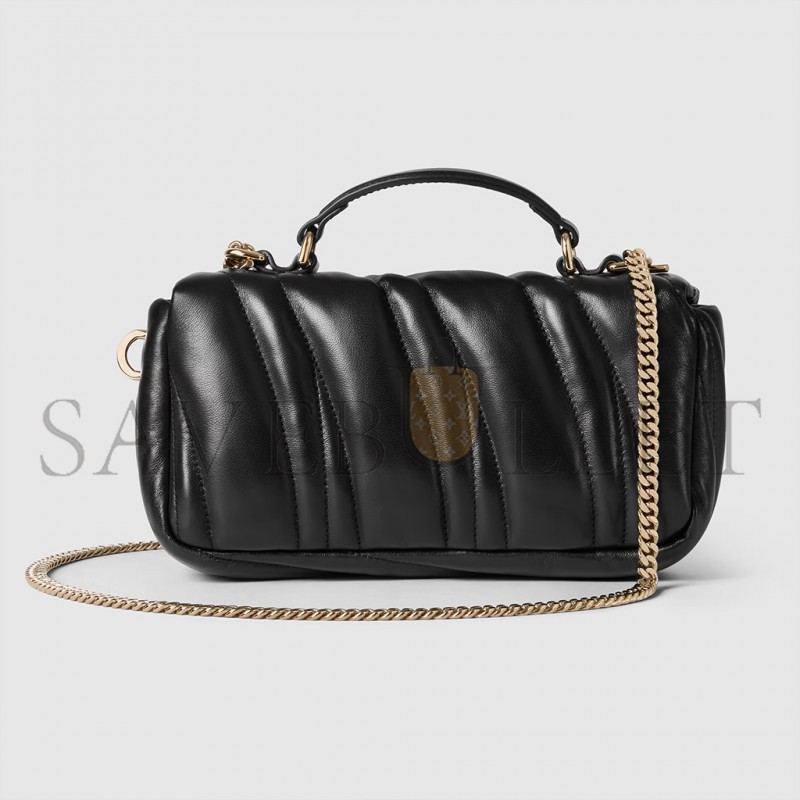 GUCCI GG MILANO MINI TOP HANDLE BAG 806017 (21*12.5*4.5cm) GUCCI GG MILANO MINI TOP HANDLE BAG 806017 (21*12.5*4.5cm)